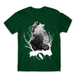 Bloodhound silhouette Bottle Green Men's Tee
