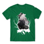 Bloodhound silhouette Kelly Green Men's Tee