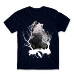 Bloodhound silhouette Navy Men's Tee
