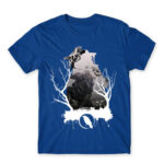Bloodhound silhouette Royal Blue Men's T-shirt