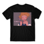 BNHA Himiko Toga – So delicious~ Black Men's Tee for Anime, My Hero Academia