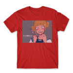 BNHA Himiko Toga – So delicious~ Red Men's T-shirt for Anime, My Hero Academia