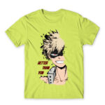 BNHA – Kacchan Apple Green Men's T-shirt for Anime, My Hero Academia