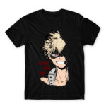 BNHA – Kacchan Black Men's T-shirt for Anime, My Hero Academia