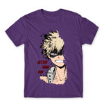 BNHA – Kacchan Dark Purple Men's Tee for Anime, My Hero Academia