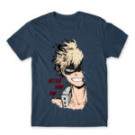BNHA – Kacchan Denim Men's T-shirt for Anime, My Hero Academia