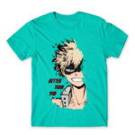 BNHA – Kacchan Turquoise Men's Tee for Anime, My Hero Academia