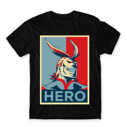 Boku no Hero Academia – All Might Black Men's Tee for Anime, My Hero Academia