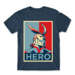 Boku no Hero Academia – All Might Denim Men's T-shirt for Anime, My Hero Academia