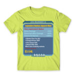 Borderlands item Apple Green Men's T-shirt