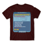 Borderlands item Burgundy Men's T-shirt