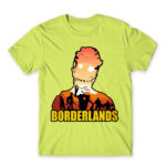 Borderlands silhouette Apple Green Men's Tee