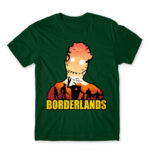 Borderlands silhouette Bottle Green Men's Tee