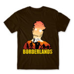 Borderlands silhouette Chocolate Men's Tee