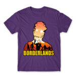 Borderlands silhouette Dark Purple Men's T-shirt