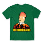 Borderlands silhouette Kelly Green Men's Tee