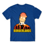 Borderlands silhouette Royal Blue Men's T-shirt