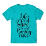 Boring Clothes Atoll Blue Men's T-shirt for Funny, Shopping