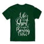 Boring Clothes Bottle Green Men's Tee for Funny, Shopping