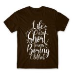 Boring Clothes Chocolate Men's Tee for Funny, Shopping