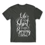 Boring Clothes Dark Grey Men's Tee for Funny, Shopping