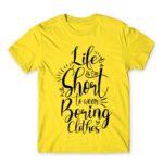 Boring Clothes Lemon Men's Tee for Funny, Shopping