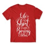 Boring Clothes Red Men's Tee for Funny, Shopping