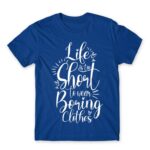 Boring Clothes Royal Blue Men's T-shirt for Funny, Shopping