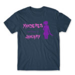 Born Yandere January Denim Men's T-shirt for Anime, Dere