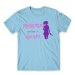 Born Yandere January Sky Blue Men's T-shirt for Anime, Dere