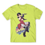 BORUTO: Sarada Apple Green Men's T-shirt for Anime, Boruto