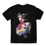 BORUTO: Sarada Black Men's T-shirt for Anime, Boruto