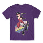 BORUTO: Sarada Dark Purple Men's T-shirt for Anime, Boruto