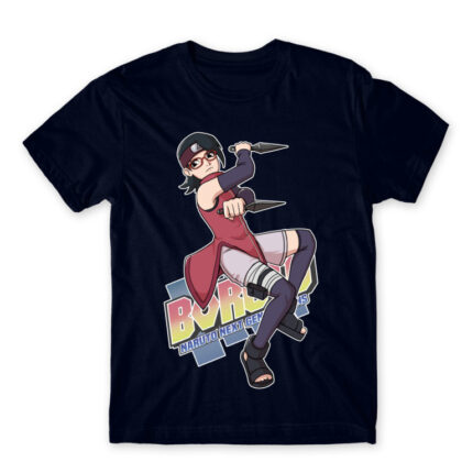 BORUTO: Sarada Navy Men's Tee for Anime, Boruto