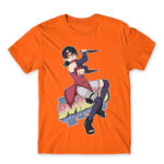 BORUTO: Sarada Orange Men's T-shirt for Anime, Boruto