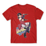 BORUTO: Sarada Red Men's T-shirt for Anime, Boruto