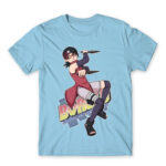 BORUTO: Sarada Sky Blue Men's T-shirt for Anime, Boruto