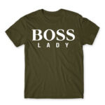 BOSS lady Army Men's Tee for Brand Parody, Funny