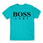 BOSS lady Atoll Blue Men's Tee for Brand Parody, Funny
