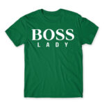 BOSS lady Kelly Green Men's T-shirt for Brand Parody, Funny