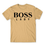 BOSS lady Sand Men's T-shirt for Brand Parody, Funny