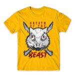 Breath of the beast Gold Men's Tee for Anime, Kimetsu No Yaiba