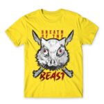 Breath of the beast Lemon Men's Tee for Anime, Kimetsu No Yaiba