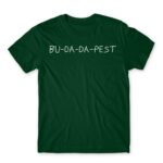 Bu-da-da-pest Bottle Green Men's T-shirt for Funny, Meme