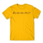 Bu-da-da-pest Gold Men's Tee for Funny, Meme