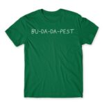 Bu-da-da-pest Kelly Green Men's T-shirt for Funny, Meme