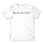 Bu-da-da-pest White Men's Tee for Funny, Meme