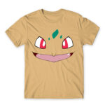 Bulbasaur face Sand Men's T-shirt for Anime, Pokemon