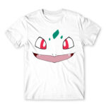 Bulbasaur face White Men's T-shirt for Anime, Pokemon