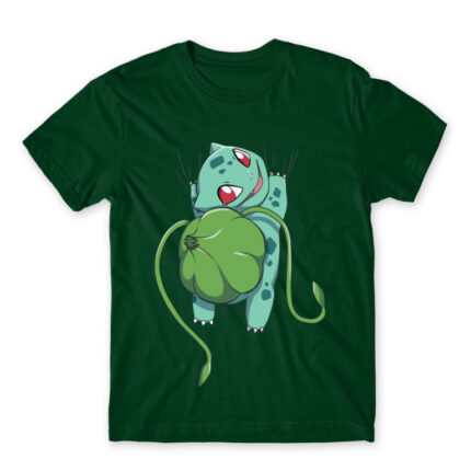 Bulbasaur hanging Bottle Green Men's T-shirt for Anime, Pokemon